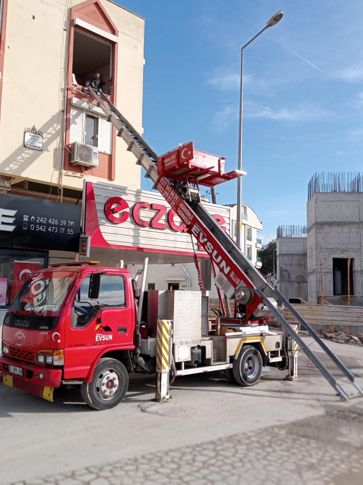 Antalya Dış Cephe Teleskopik Asansör